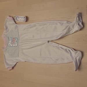 NWT DEADSTOCK VTG Kessler 1970s Baby Footed Short Sleeved PJs